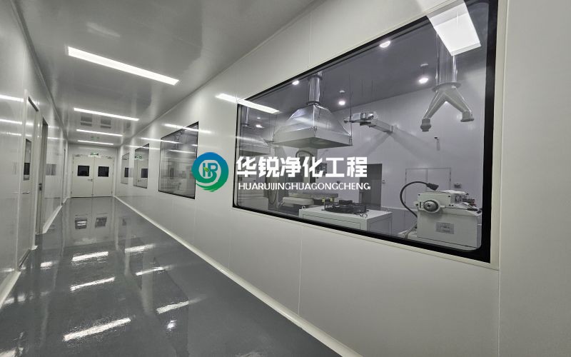 新疆光電十萬級無塵車間凈化裝修施工案例